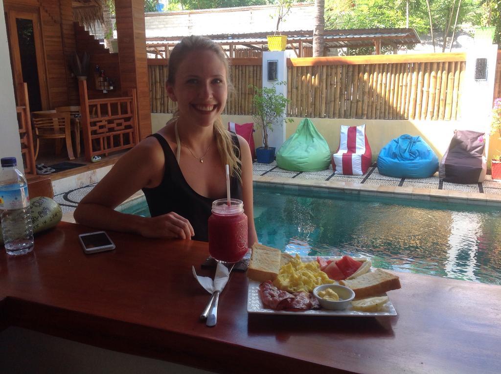 Gili T Sugar Shack Hotell Gili Trawangan Eksteriør bilde