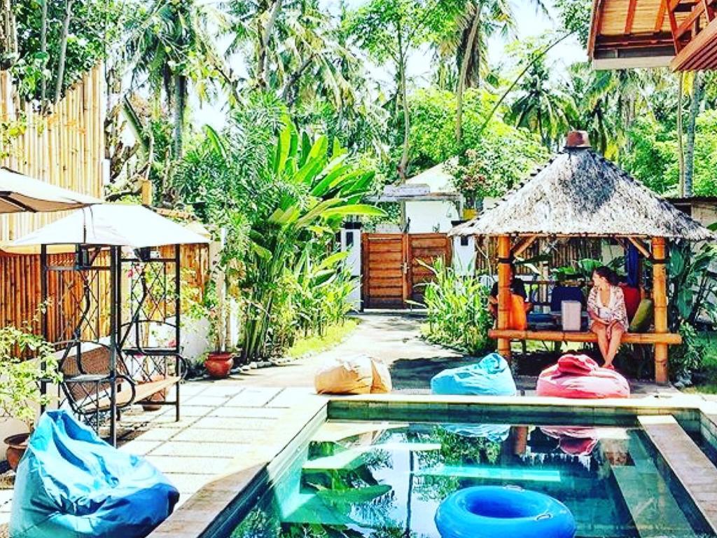 Gili T Sugar Shack Hotell Gili Trawangan Eksteriør bilde