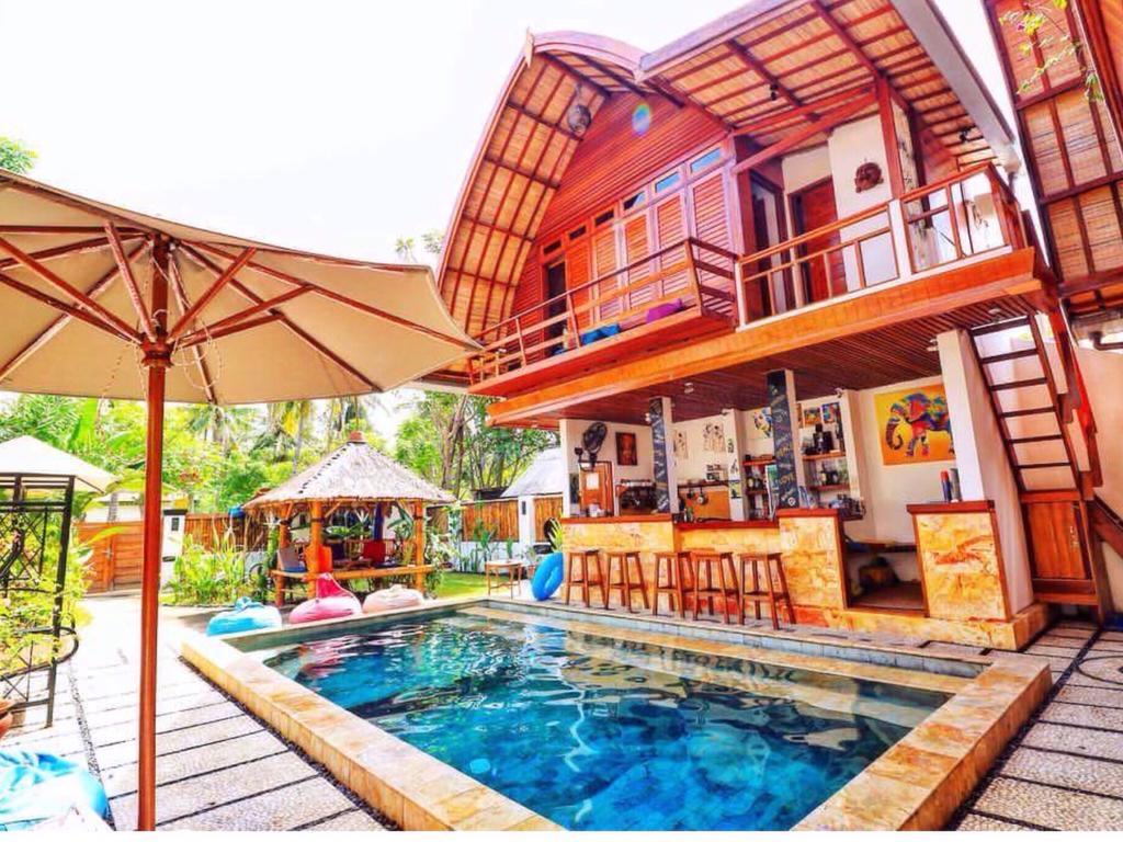 Gili T Sugar Shack Hotell Gili Trawangan Eksteriør bilde